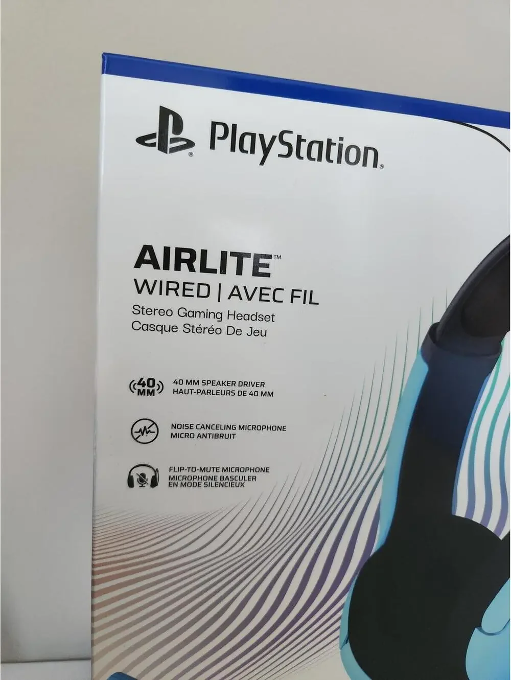 PDP PlayStation Airlite Wired Stereo Gaming Headset – Blue | PS5/PS4 Compatible